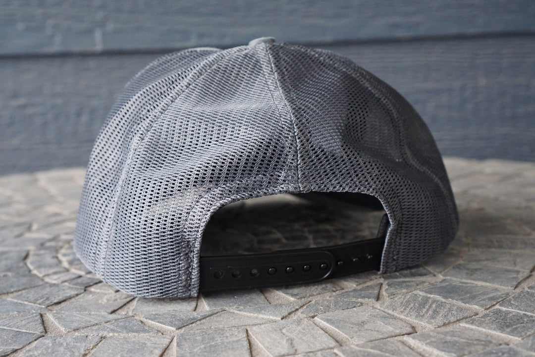 Charcoal Waxed Canvas Trucker Hat RTS - Hats