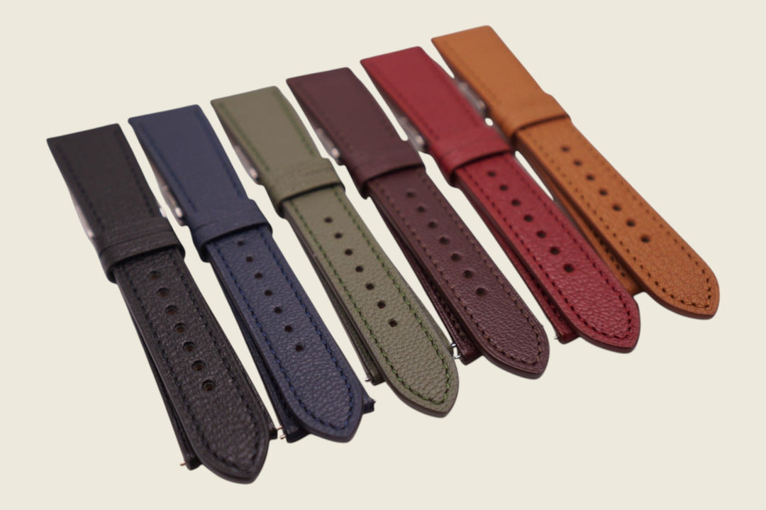 Chevre Sully Stitched Strap Watch Straps