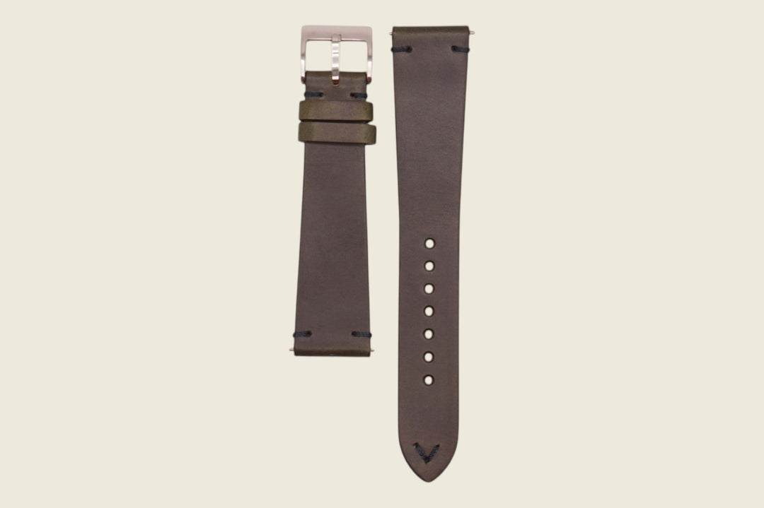 Chromexcel Minimal Strap Olive Green Watch Straps