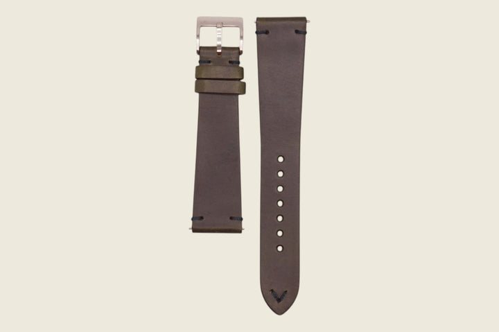 Chromexcel Minimal Strap Olive Green Watch Straps