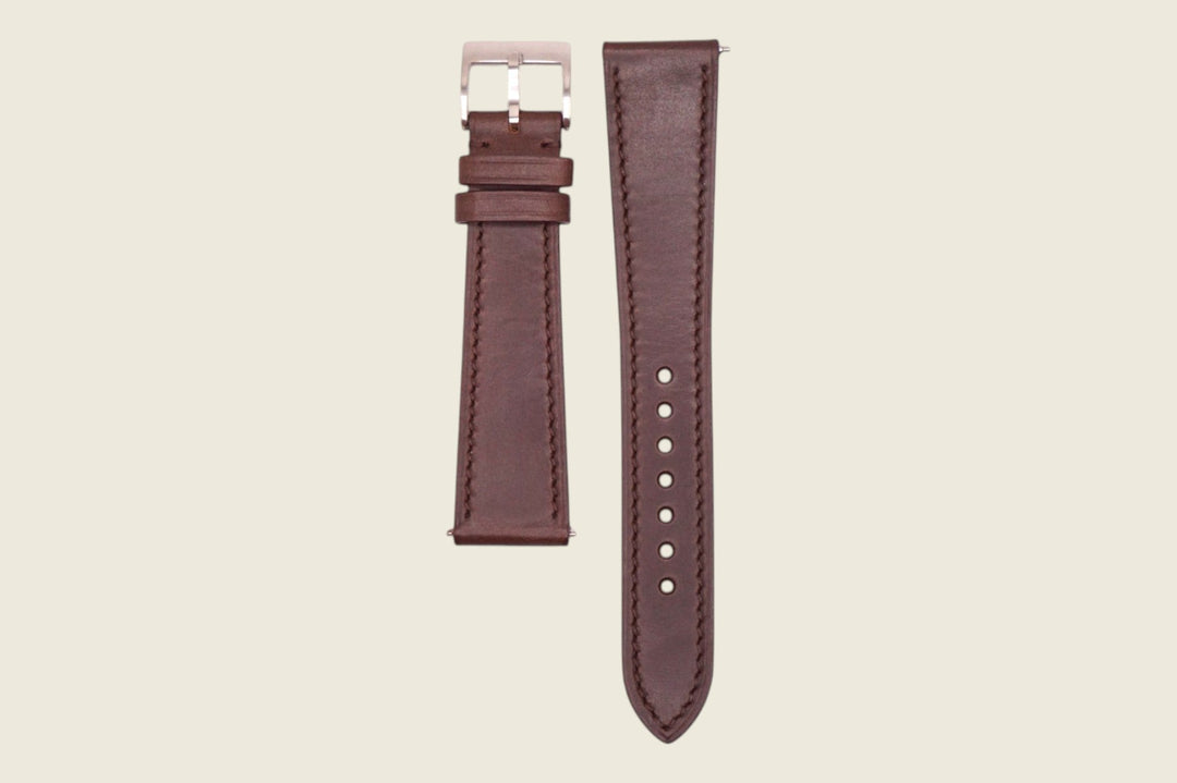 Chromexcel Stitched Strap Brown Watch Straps