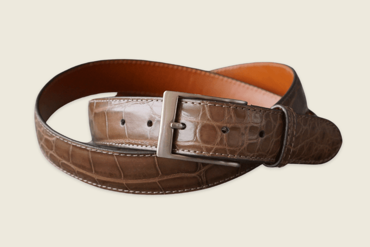 Clay American Alligator Belt RTS - Belts