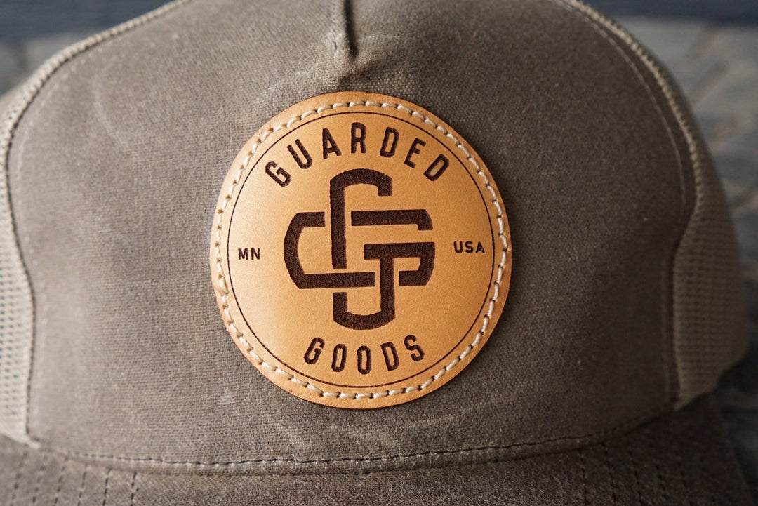 Dark Olive Waxed Canvas Trucker Hat RTS - Hats