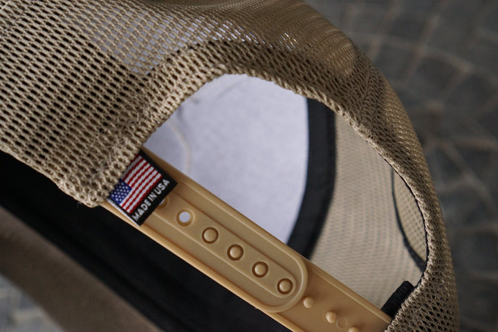 Dark Olive Waxed Canvas Trucker Hat RTS - Hats