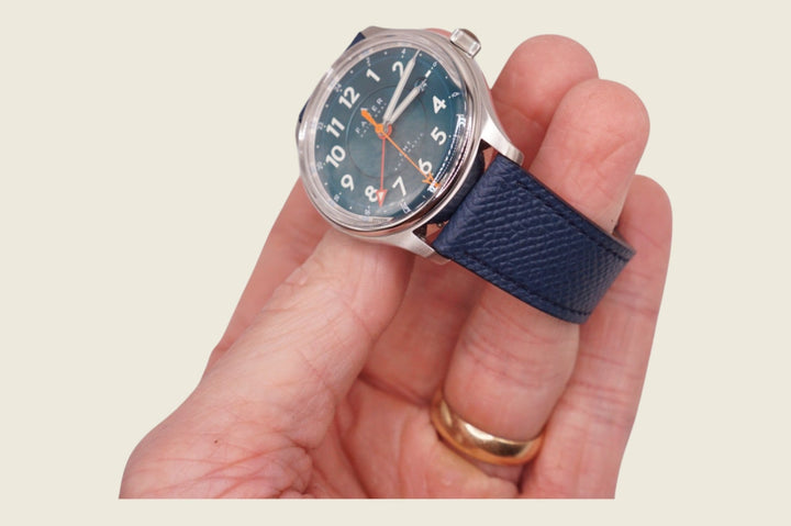 Epsom Calf Stitched Strap Watch Straps