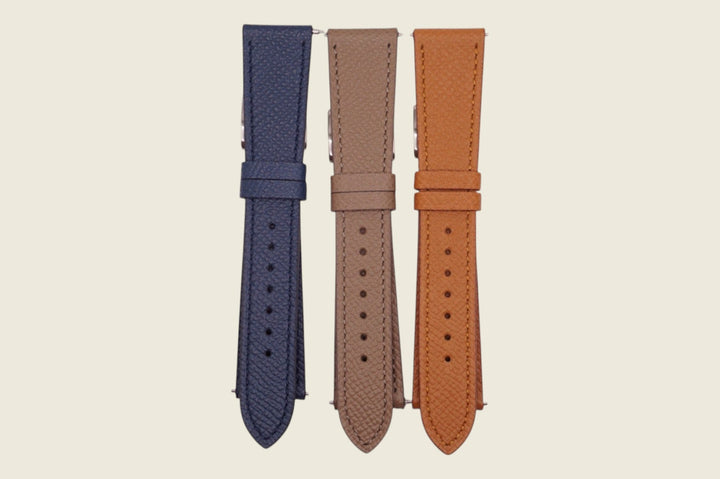 Epsom Calf Stitched Strap Watch Straps