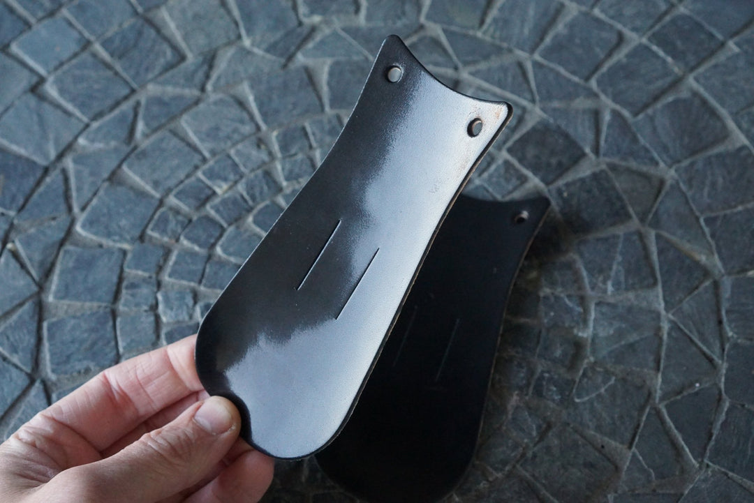 Glazed Black Horsebutt (Guidi) Boot Kilties