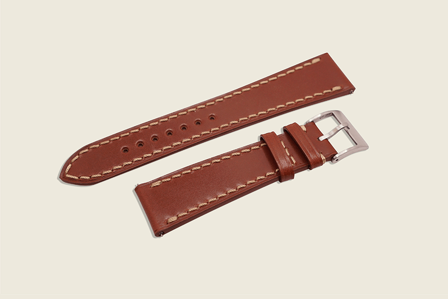 Hazel English Bridle Stitched Strap Watch Straps