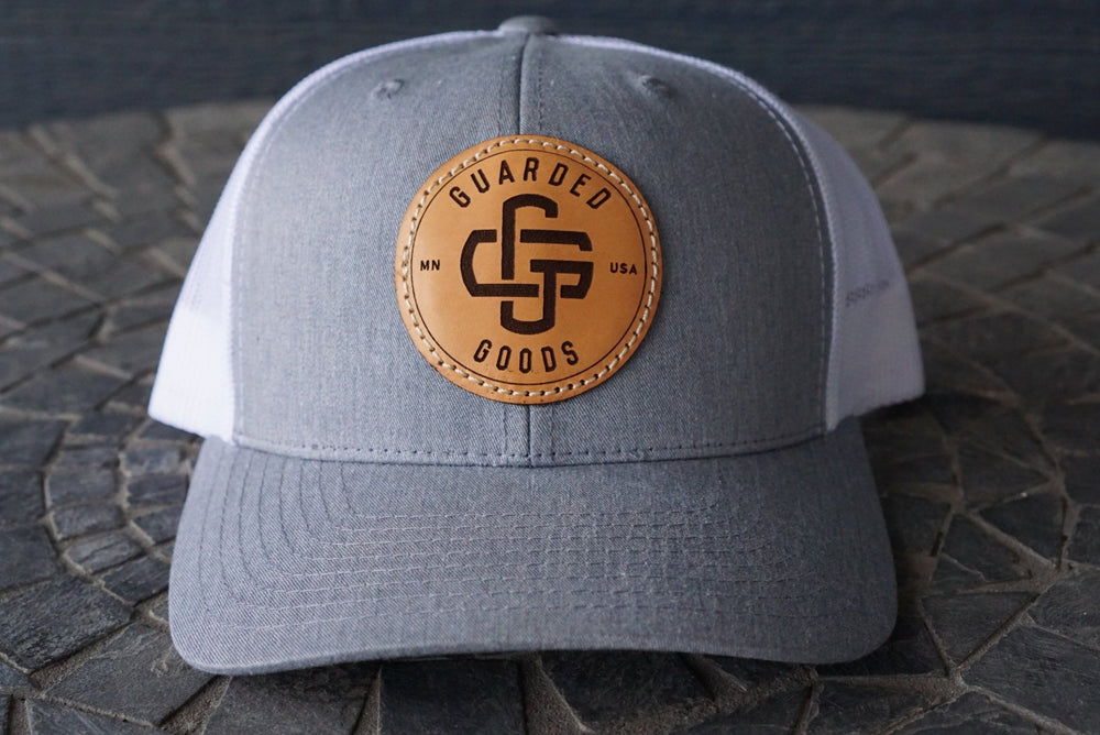 Heather White Poly/Cotton Trucker Hat RTS - Hats