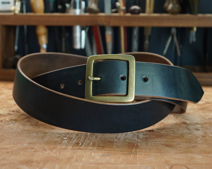 Horween Workshoe Butt Foundation Belt Indigo RTS - Belts