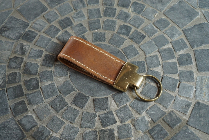 Lanyard Loop - Horween Leathers Natural Workshoe Butt RTS - Accessories