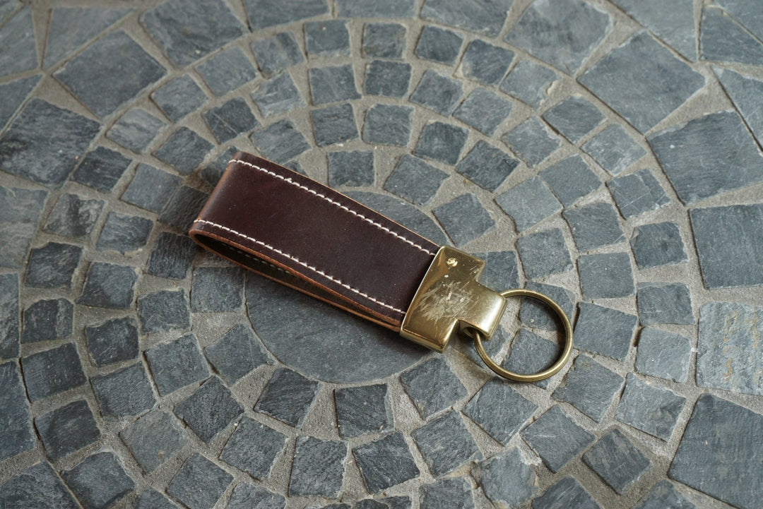 Lanyard Loop - Horween Leathers Brown Shell Cordovan RTS - Accessories