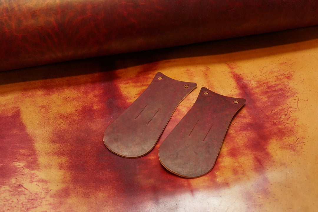 Marbled Burgundy Horsebutt (SC Toscana) Boot Kilties