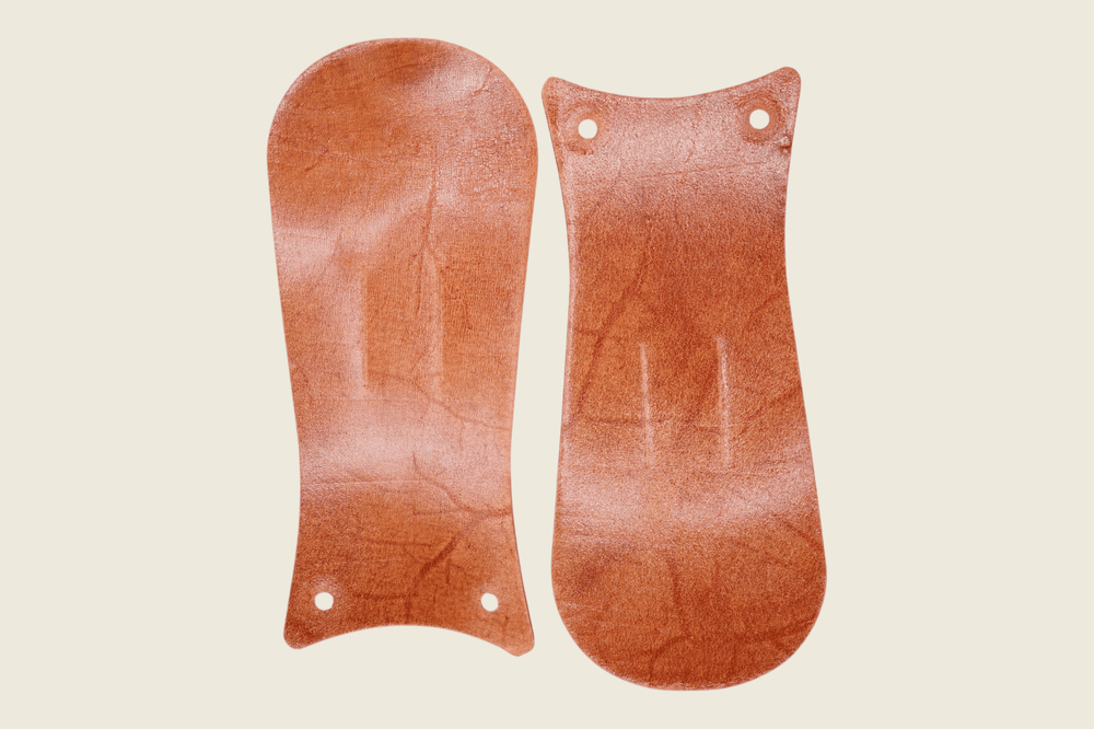 Marbled Light Brown Horsebutt (SC Toscana) Boot Kilties