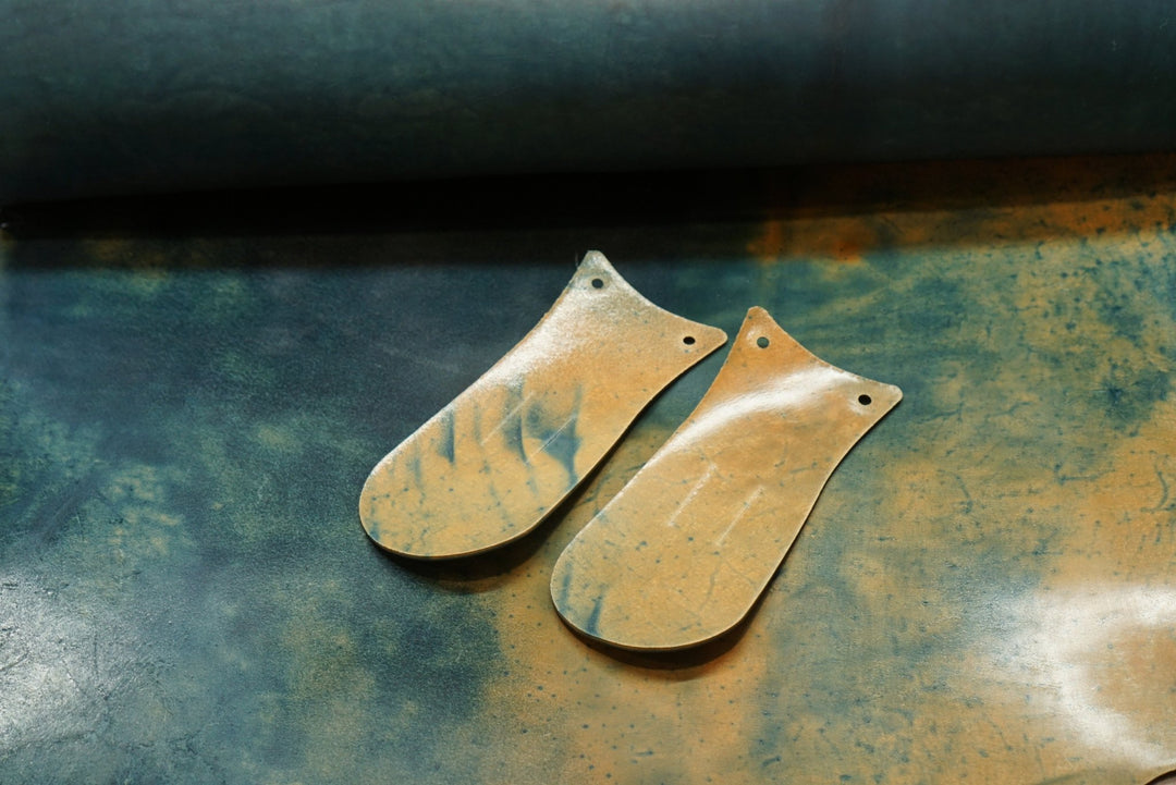 Marbled Navy Horsebutt (SC Toscana) Boot Kilties