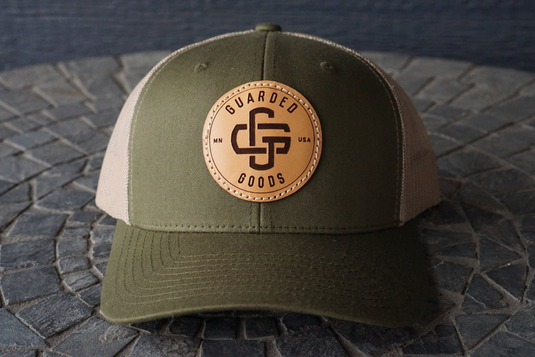 Moss Khaki Poly/Cotton Trucker Hat RTS - Hats
