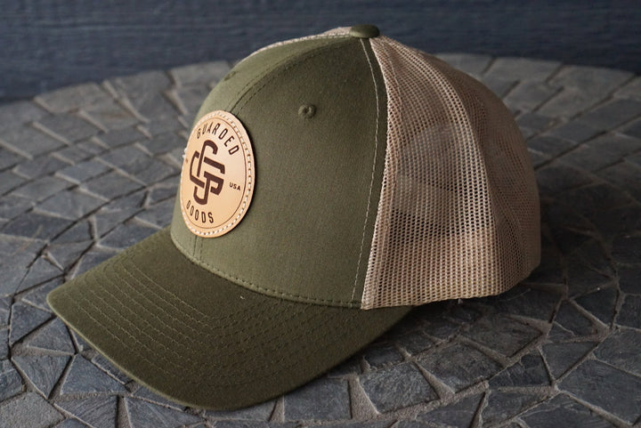 Moss Khaki Poly/Cotton Trucker Hat RTS - Hats