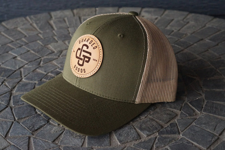 Moss Khaki Poly/Cotton Trucker Hat RTS - Hats