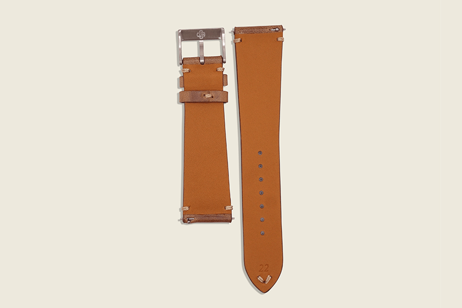 Natural Chromexcel Minimal Strap Watch Straps
