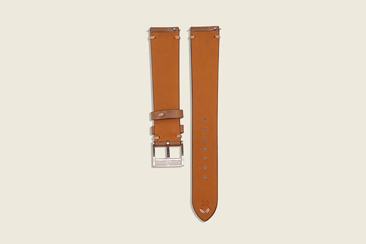 Natural Chromexcel Minimal Strap Watch Straps