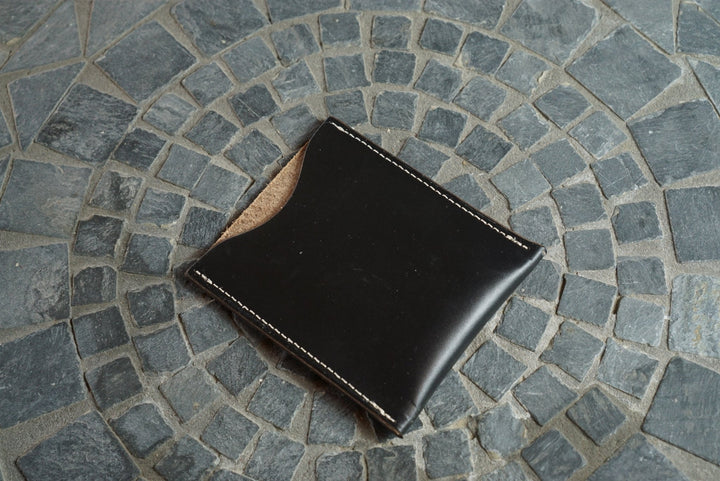 Safeguard ID Window - Horween Black Chromexcel Horsestrip Front Pocket