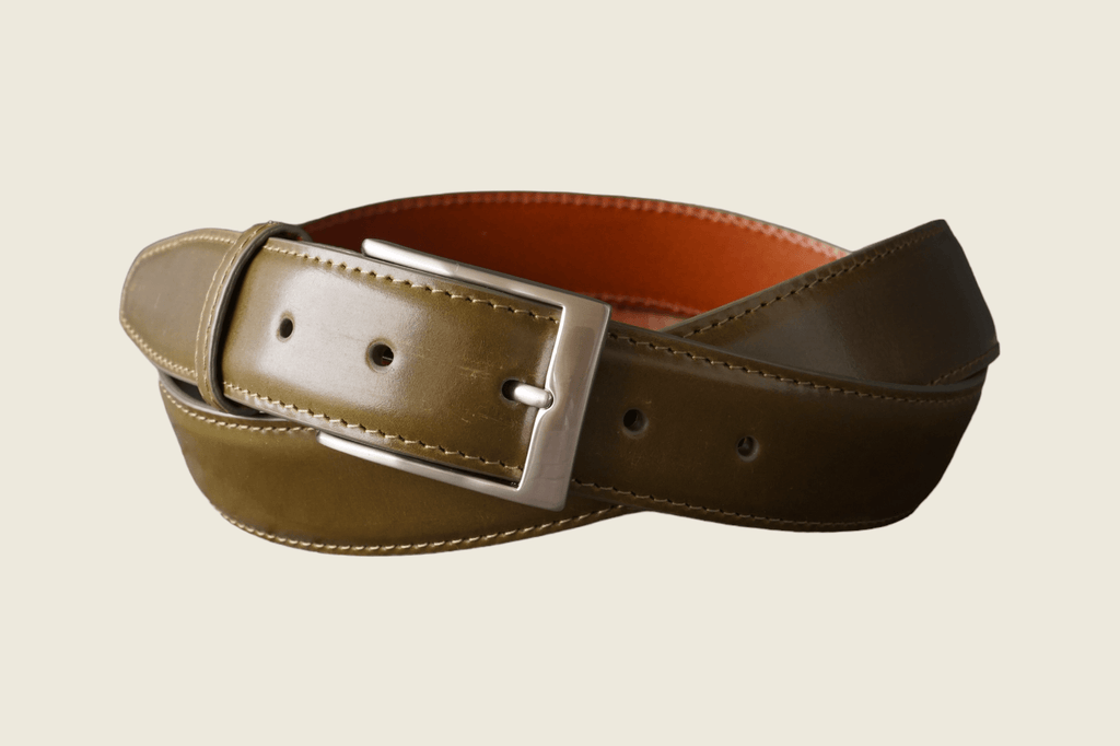 Sage Shell Cordovan Belt – Guarded Goods Sage Shell Cordovan Belt – Guarded Goods
