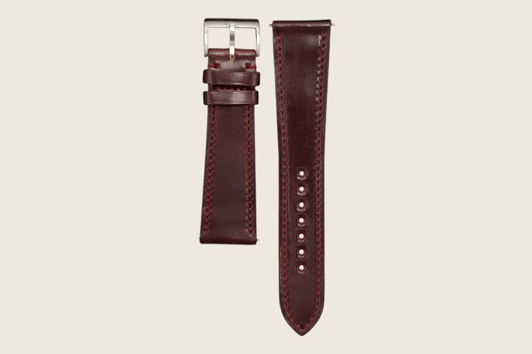 Shell Cordovan Stitched Strap Color #8