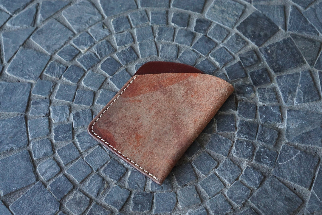 Stonewall - Horween Reverse Tan Horse Strip Front Pocket