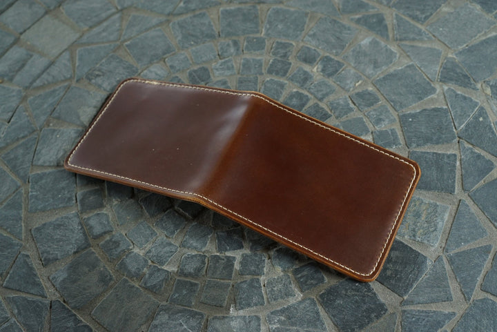 Stronghold - Cognac and Natural Shell Cordovan Shinki Hikaku (Japan) Bifold