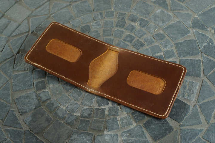 Stronghold - Cognac Shell Cordovan Shinki Hikaku (Japan) Bifold