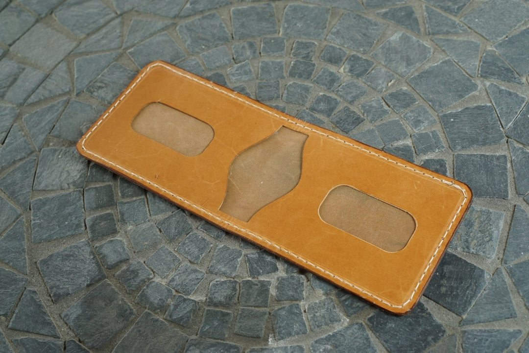 Stronghold - Color 4 Shell Cordovan and 1940s Calfskin Horween (USA) Bifold