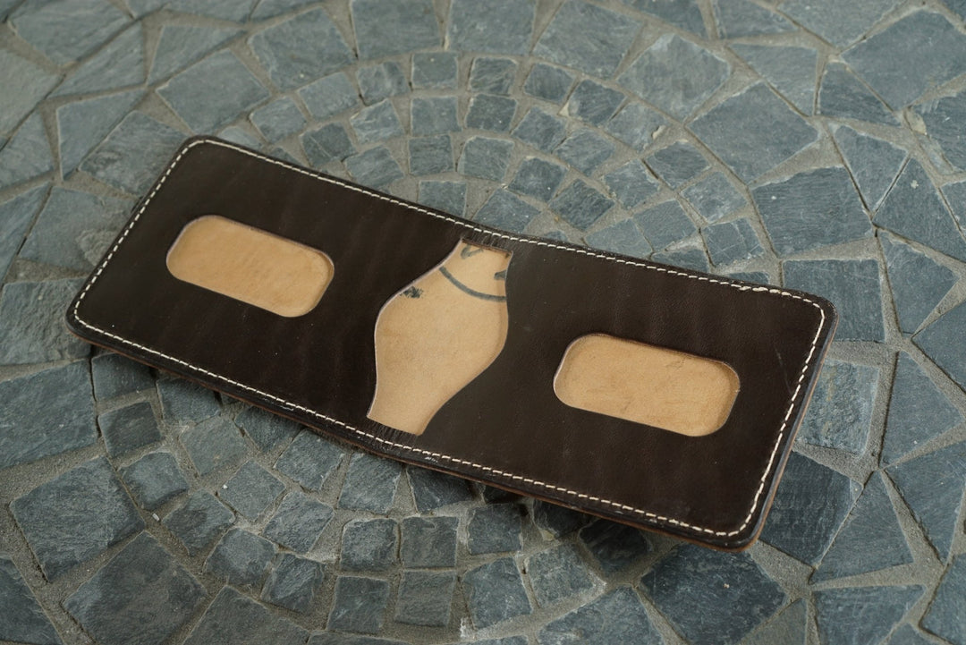 Stronghold - Vienna Shell Cordovan (Horween) and Dark Brown Oiled Horsebutt Shinki Hikaku (Japan) Bifold