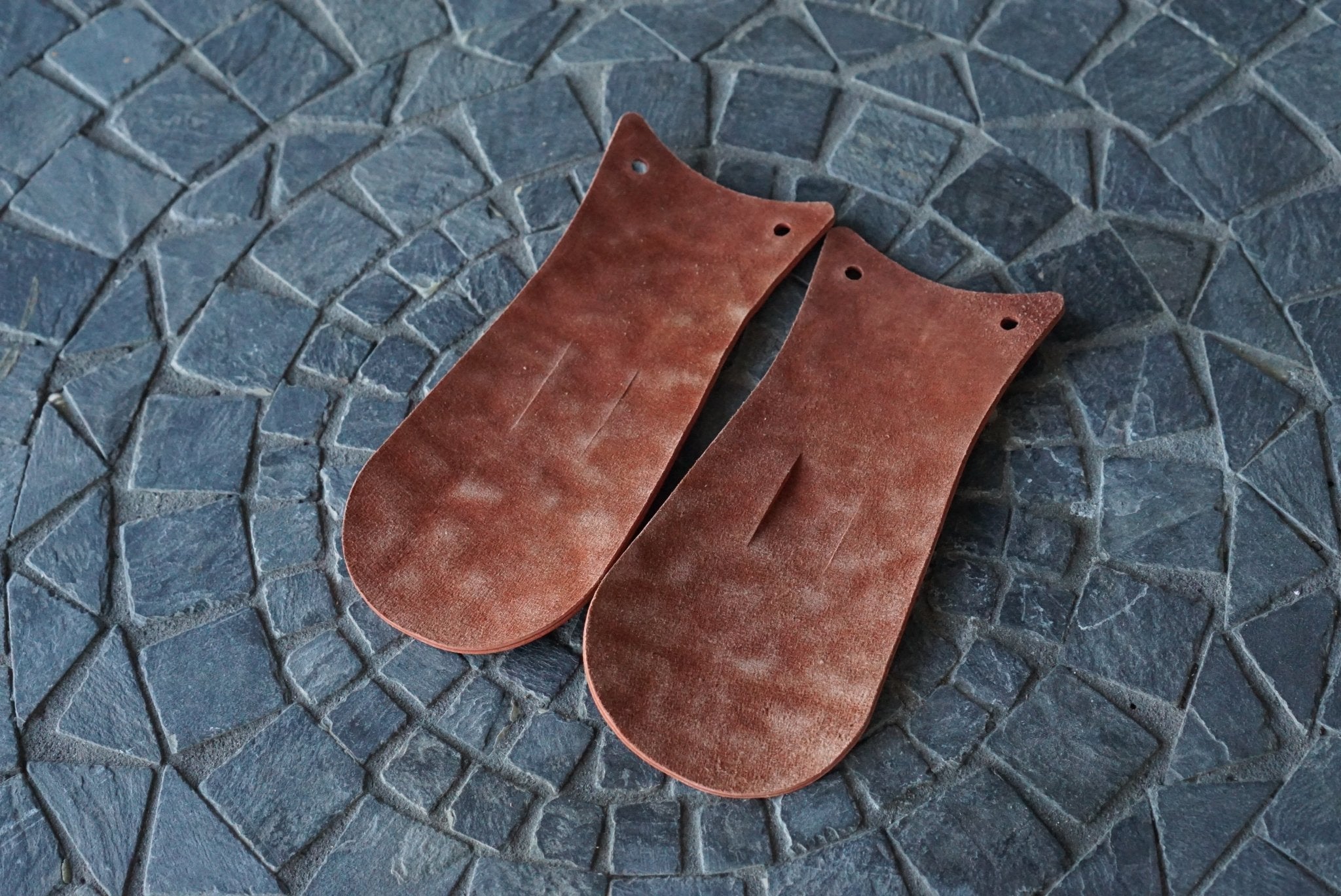 Tan Tumbled Horsebutt Boot Kiltie | Shinki Hikaku Vegetable-Tanned