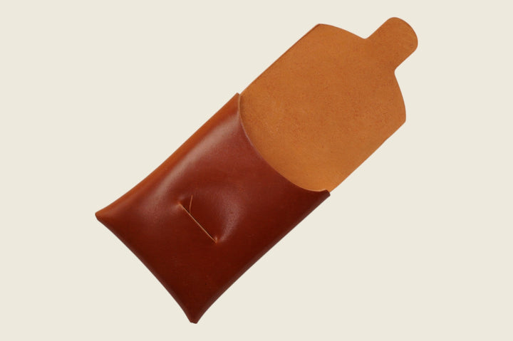 Ward - Horween (USA) Amaretto Shell Cordovan Front Pocket