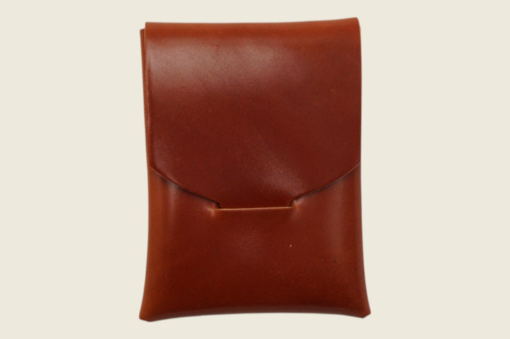 Ward - Horween (USA) Amaretto Shell Cordovan Front Pocket