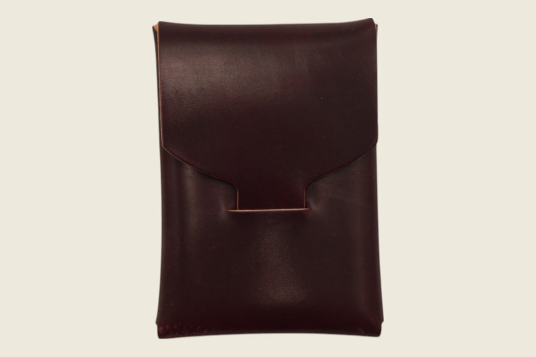 Ward - Horween (USA) Color 8 Shell Cordovan Front Pocket