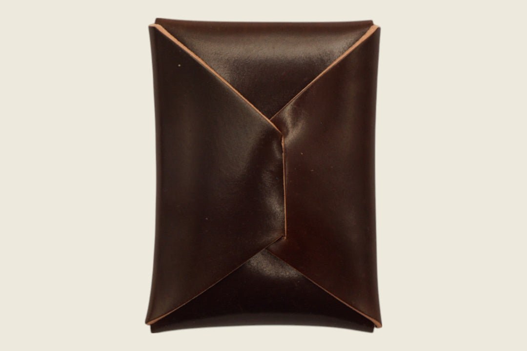 Ward - Horween (USA) Dark Cognac Shell Cordovan Front Pocket