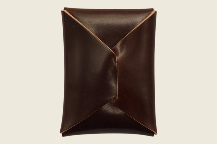 Ward - Horween (USA) Dark Cognac Shell Cordovan Front Pocket