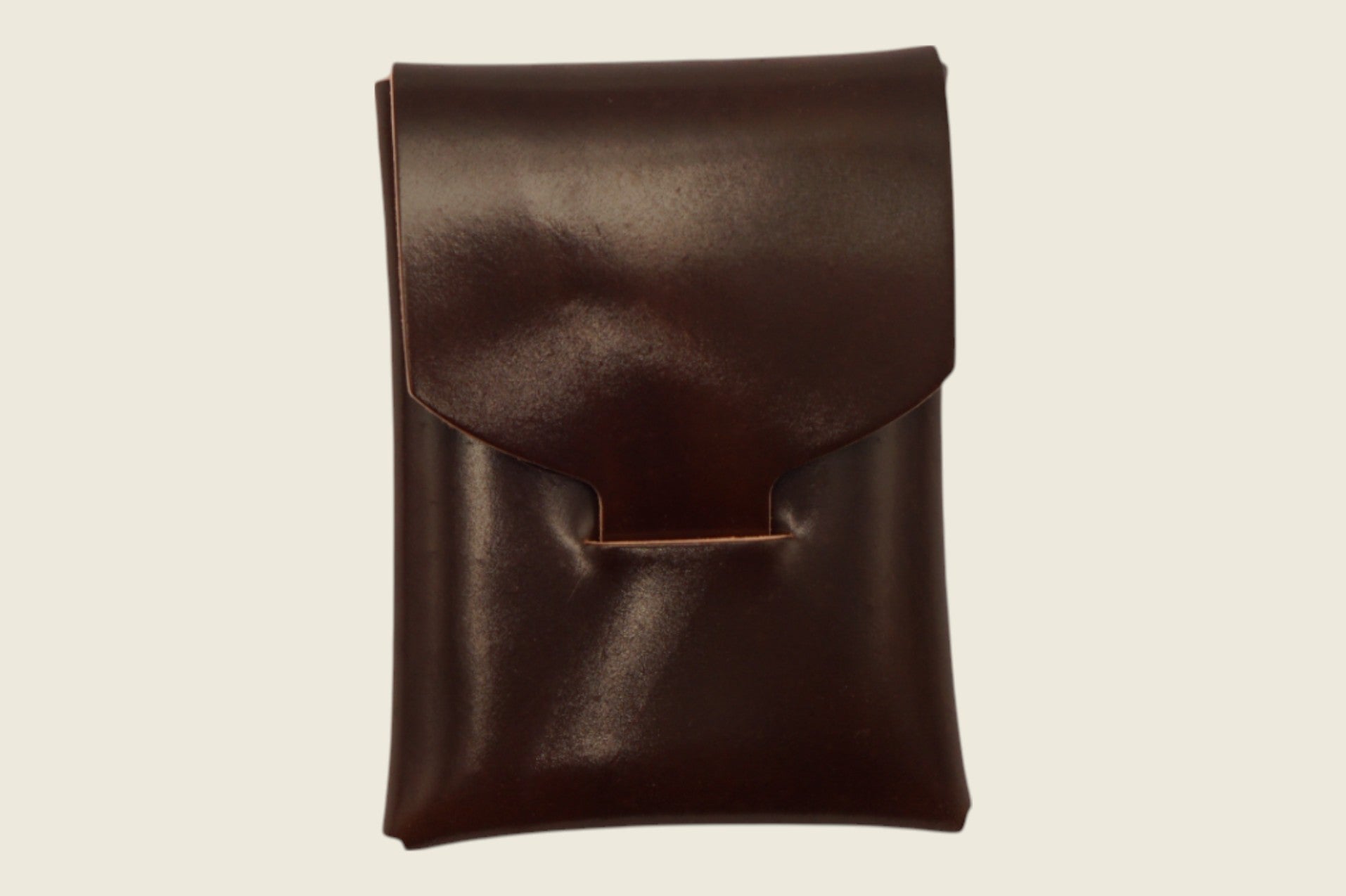 Ward Wallet | Dark Cognac Shell Cordovan | Guarded Goods