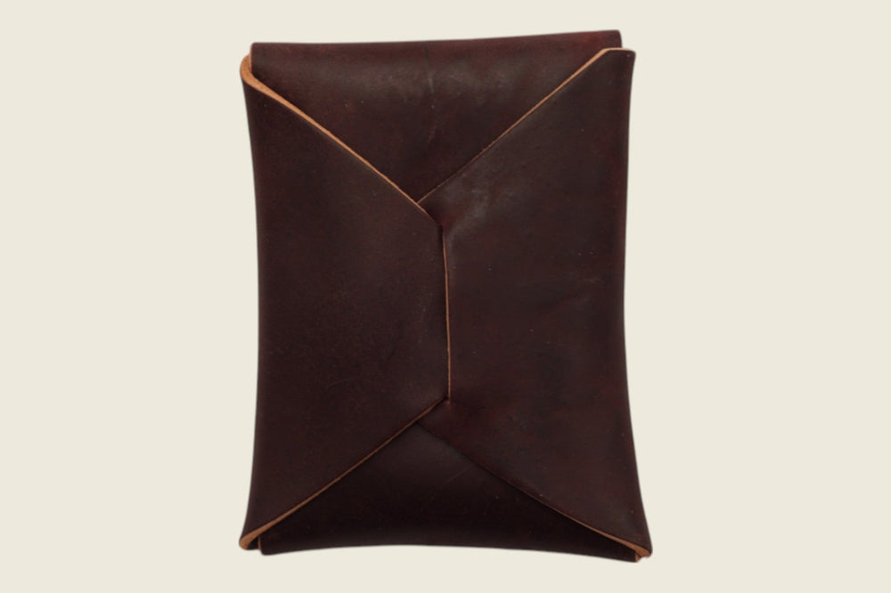 Ward - Horween (USA) Tumbled Color 8 Shell Cordovan Front Pocket