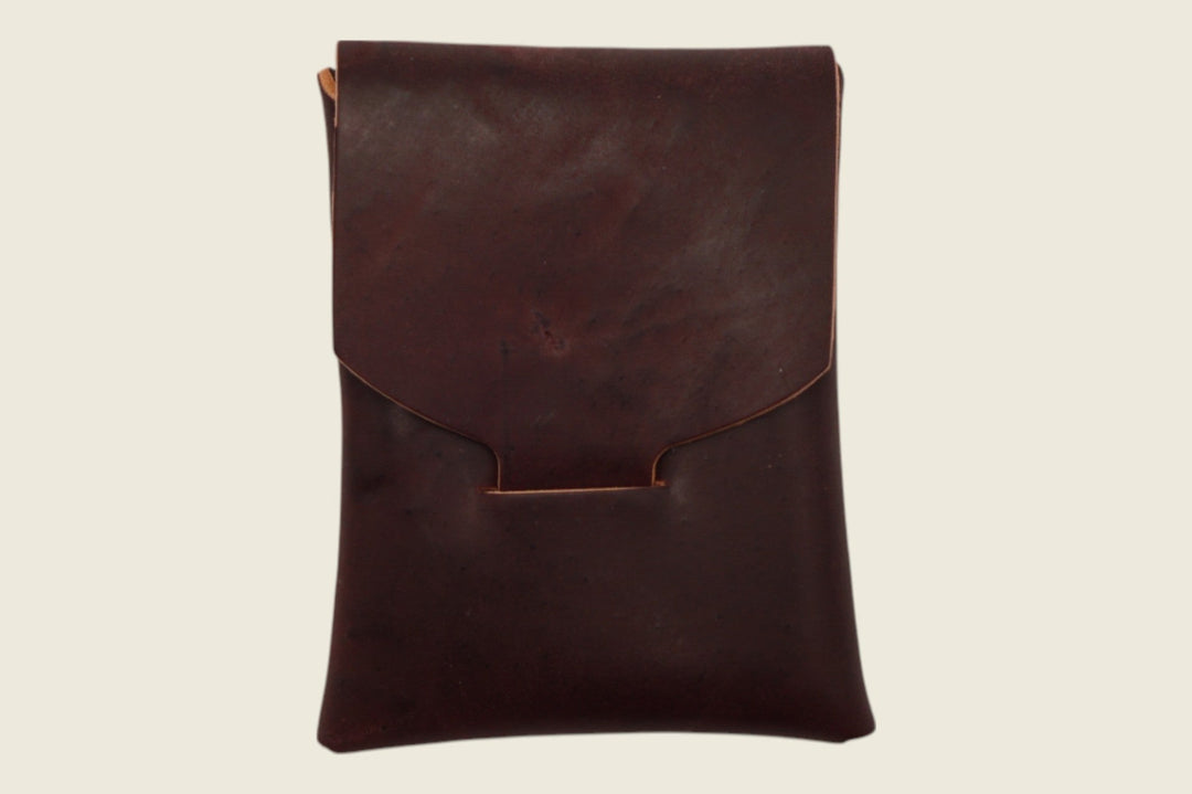 Ward - Horween (USA) Tumbled Color 8 Shell Cordovan Front Pocket