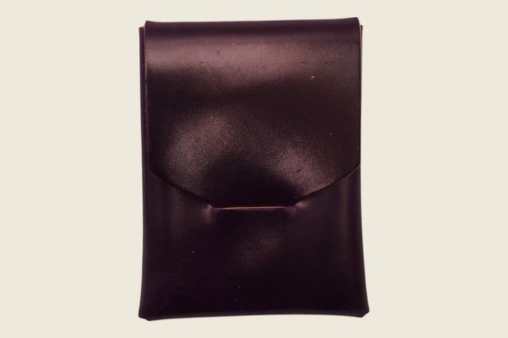 Ward - Horween (USA) Violet Shell Cordovan Front Pocket