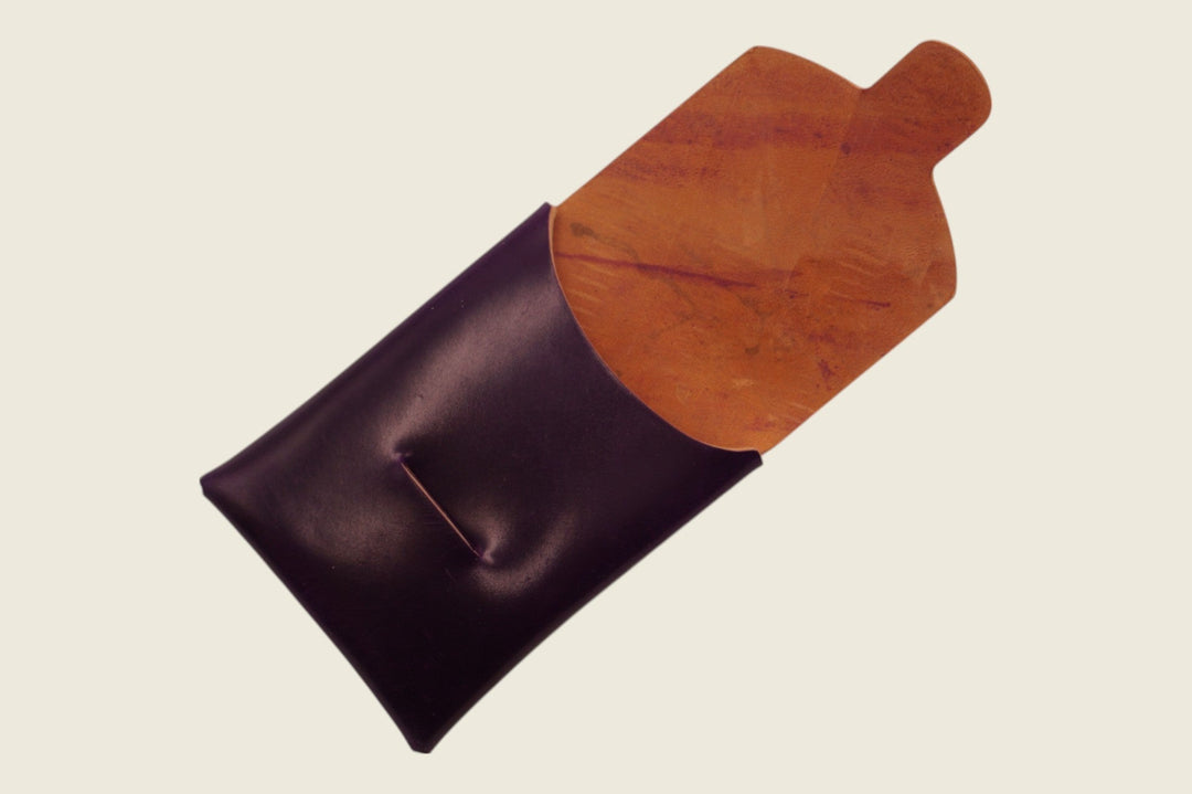 Ward - Horween (USA) Violet Shell Cordovan Front Pocket