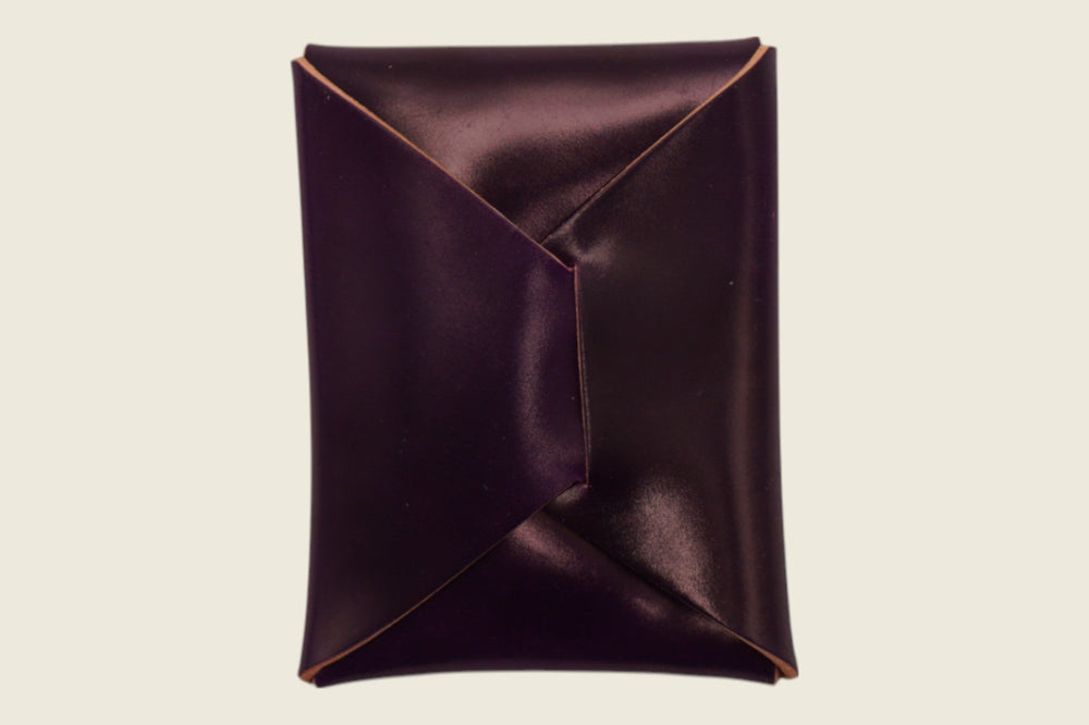 Ward - Horween (USA) Violet Shell Cordovan Front Pocket