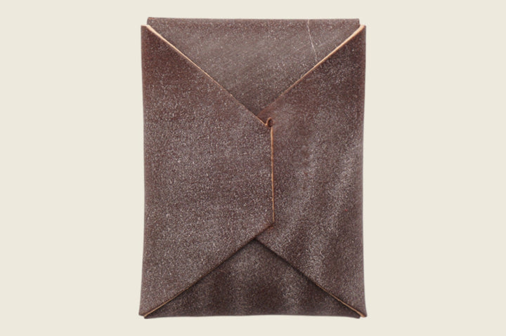 Ward - J&FJ Baker (UK) Brown Waxed Flesh Calfskin Front Pocket