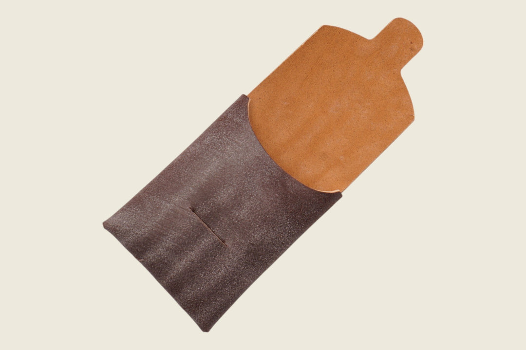 Ward - J&FJ Baker (UK) Brown Waxed Flesh Calfskin Front Pocket