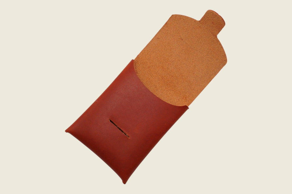 Ward - Lo Stivale (Italy) Cognac Calfskin Front Pocket