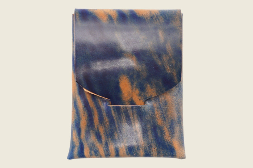 Ward - Rocado (Italy) Marbled Navy Shell Cordovan Front Pocket