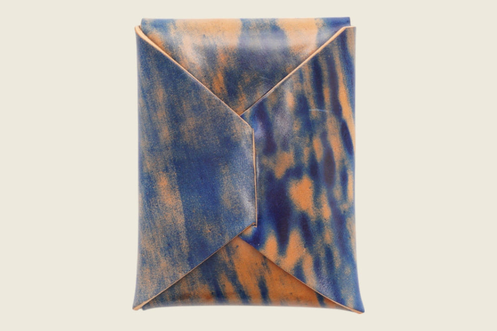 Ward - Rocado (Italy) Marbled Navy Shell Cordovan Front Pocket