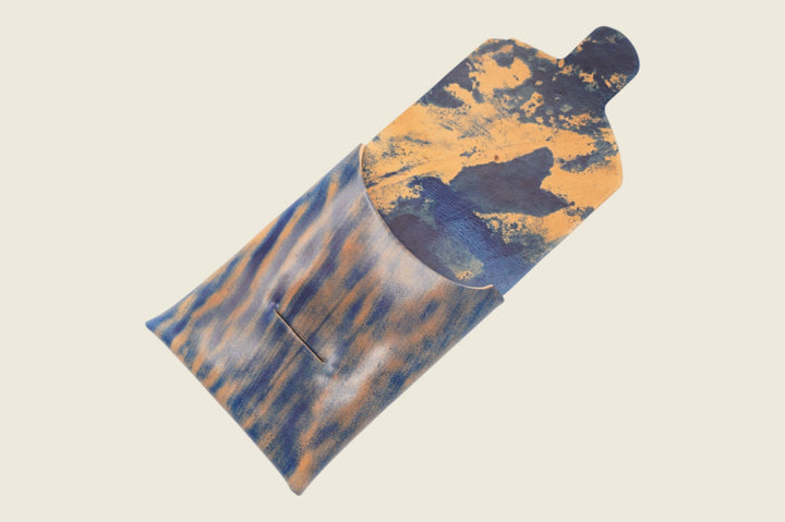 Ward - Rocado (Italy) Marbled Navy Shell Cordovan Front Pocket